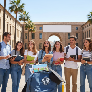 Image pour étudier à l'étranger après le bac gratuitement