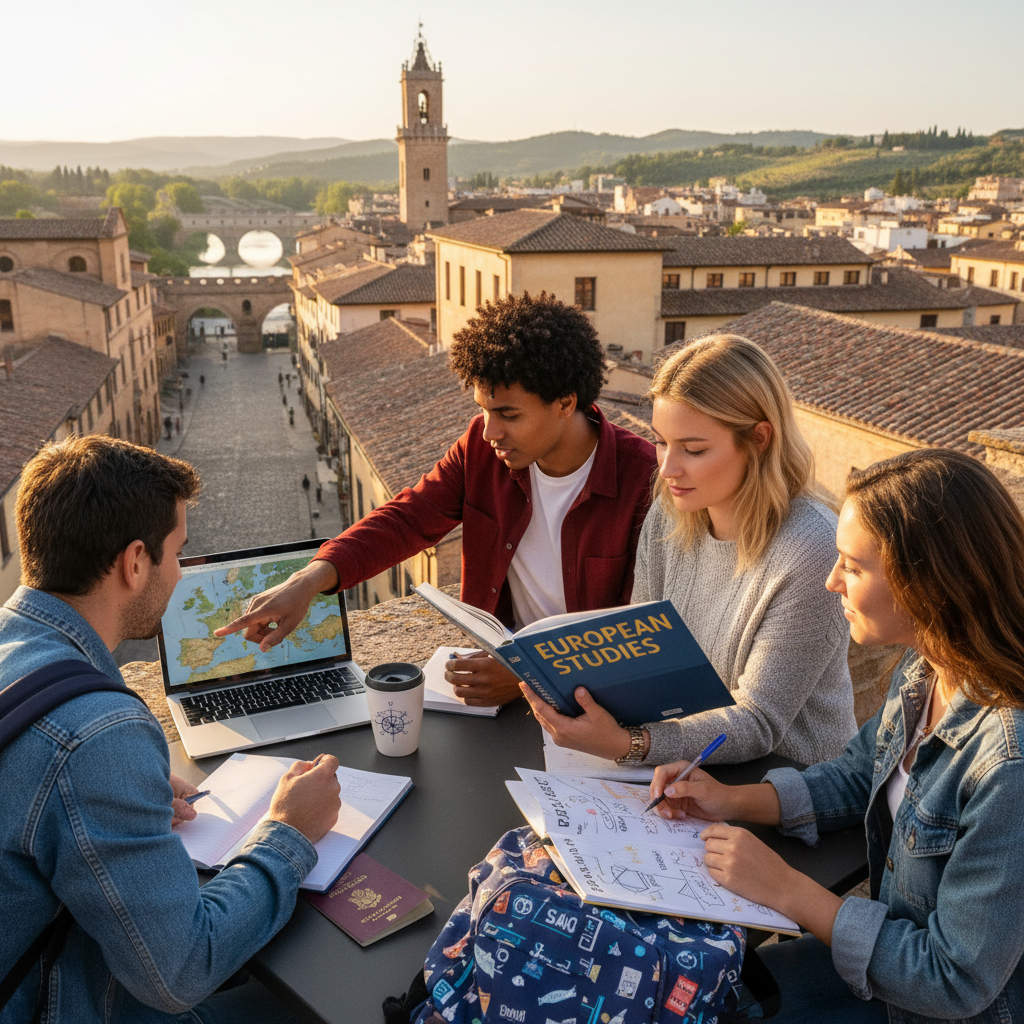 Image pour étudier à l'étranger après le bac erasmus