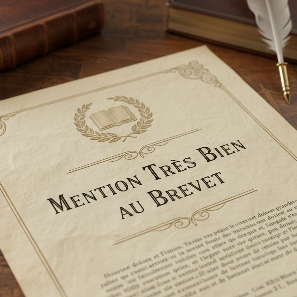 Image pour mention très bien au brevet
