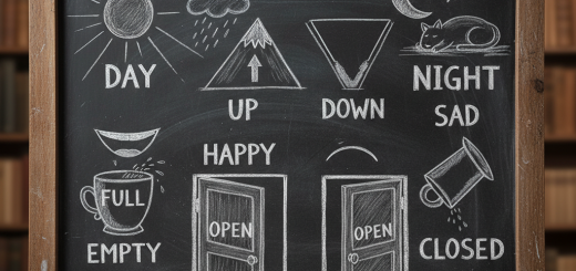 Image pour liste des antonymes les plus courants