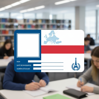 Image pour carte étudiant france