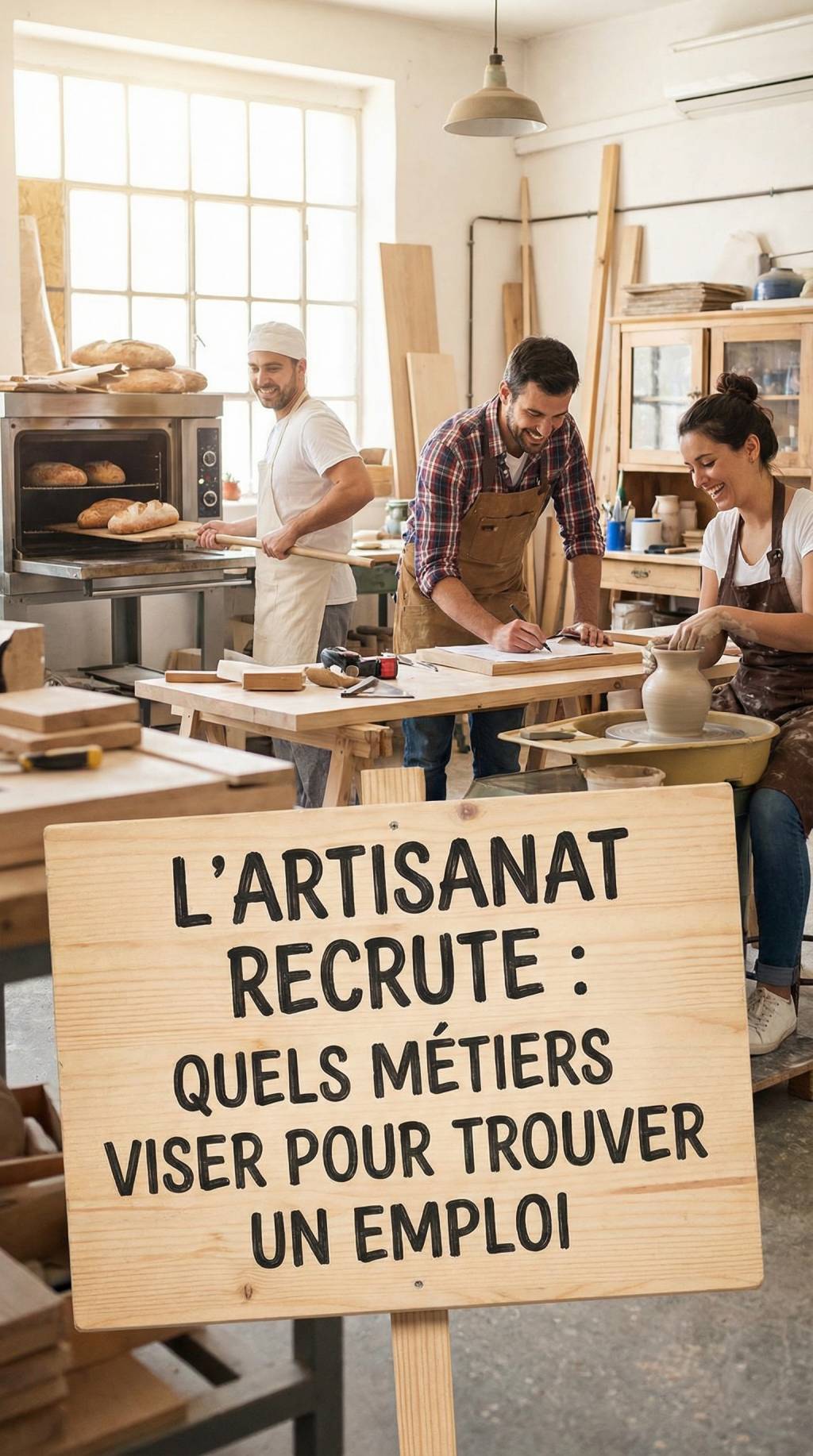 L'artisanat recrute quels métiers viser pour trouver un emploi