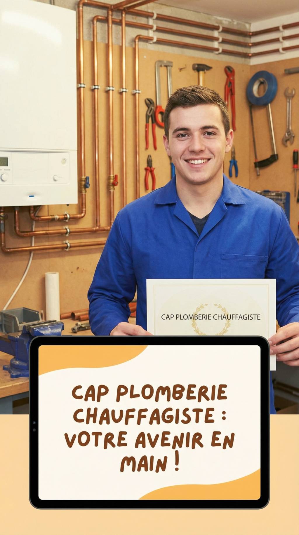 Cap plomberie chauffagiste