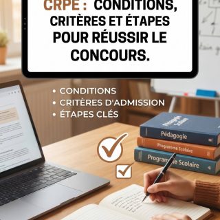 Admissibilité crpe : conditions, critères et étapes pour réussir le concours