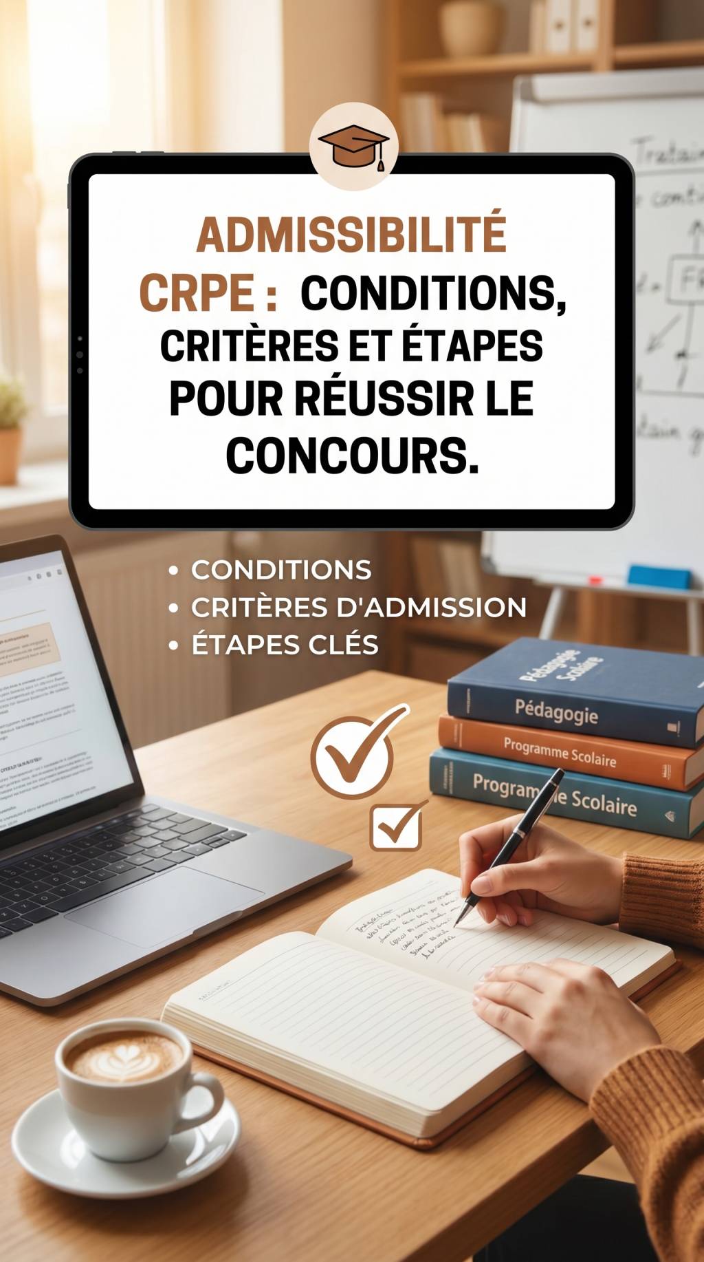 Admissibilité crpe : conditions, critères et étapes pour réussir le concours