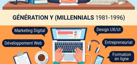 Generation x y z : quelles formations choisir selon chaque génération