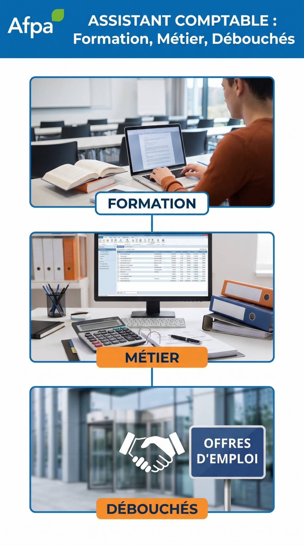 Afpa assistant comptable : tout savoir sur la formation, le métier et les débouchés