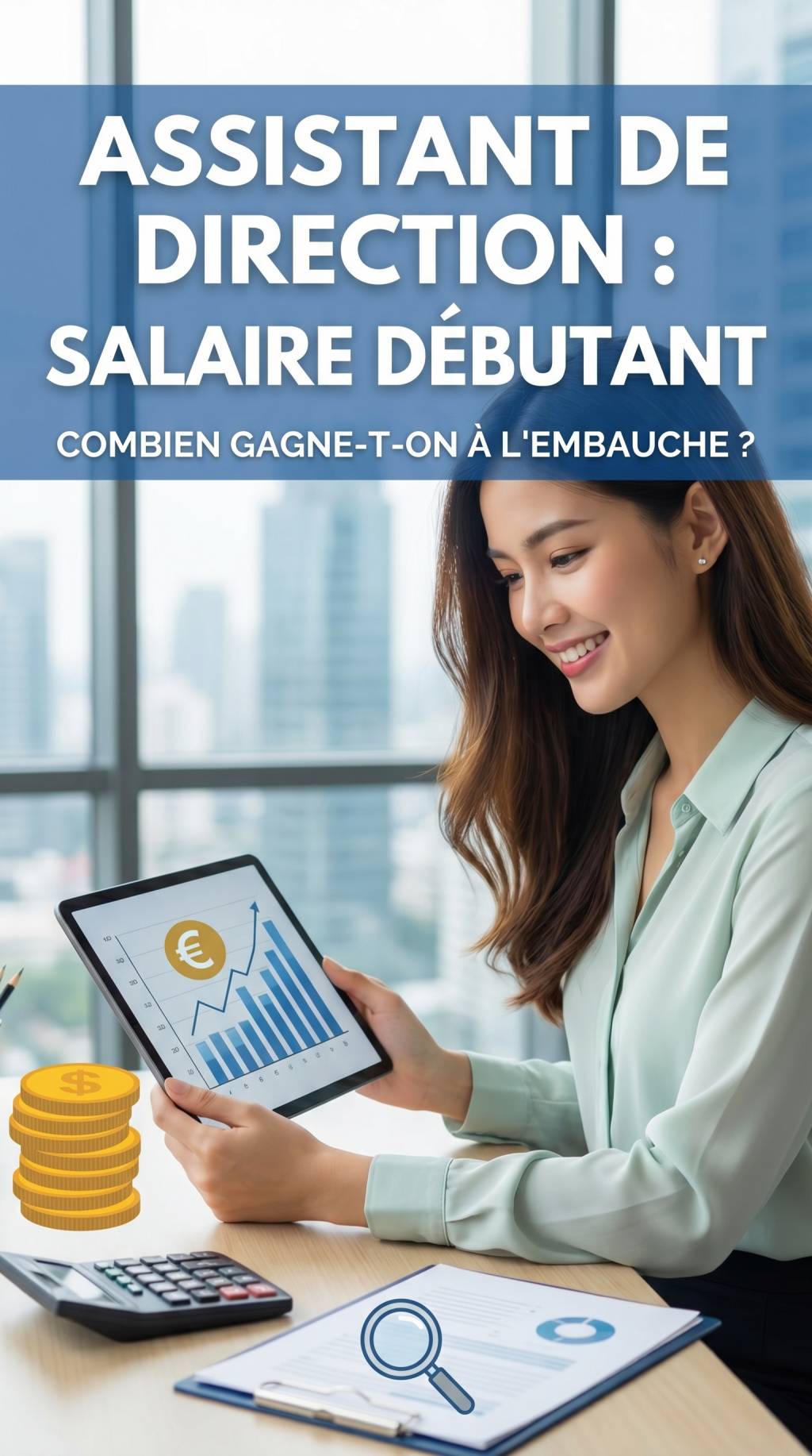Assistant de direction salaire débutant : combien gagne-t-on à l’embauche ?