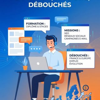 Assistant webmarketing : formation, missions et débouchés en France et en Europe