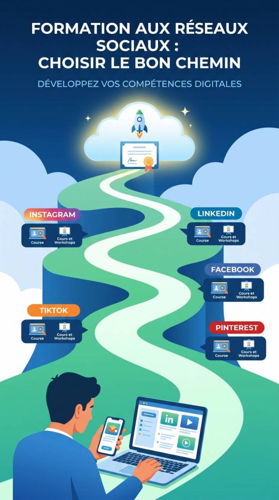 Formation aux réseaux sociaux : choisir la meilleure formation pour développer vos compétences digitales