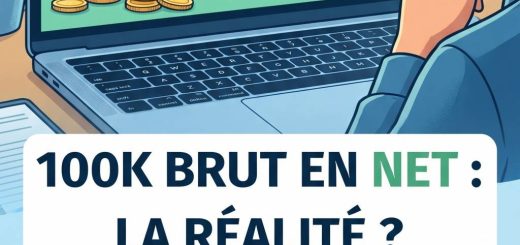 100k brut en net : combien cela représente-t-il réellement ?
